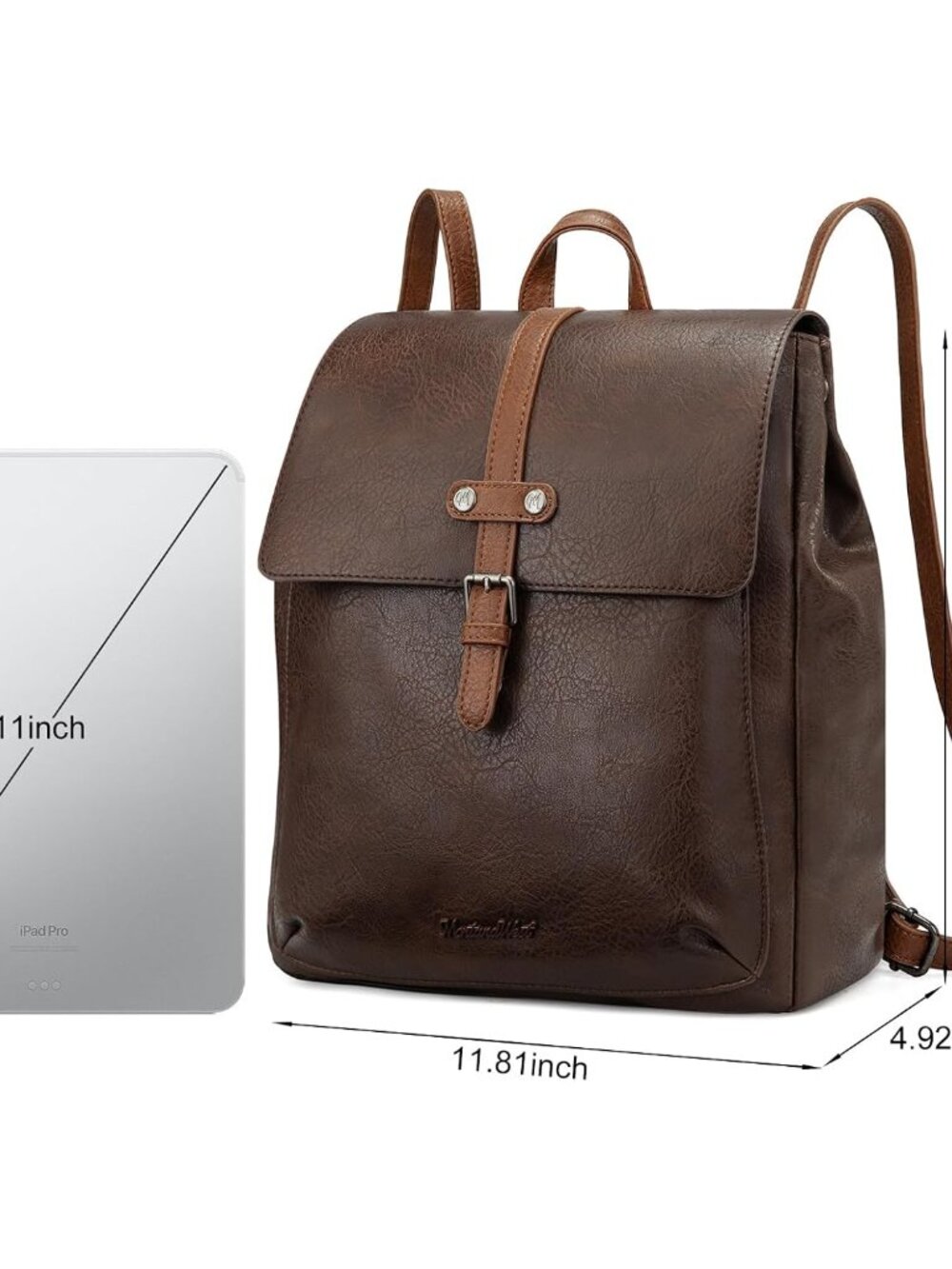 Backpack Purse For Women Casual Daypack Convertible Crossbody Backpack For Trave View 2